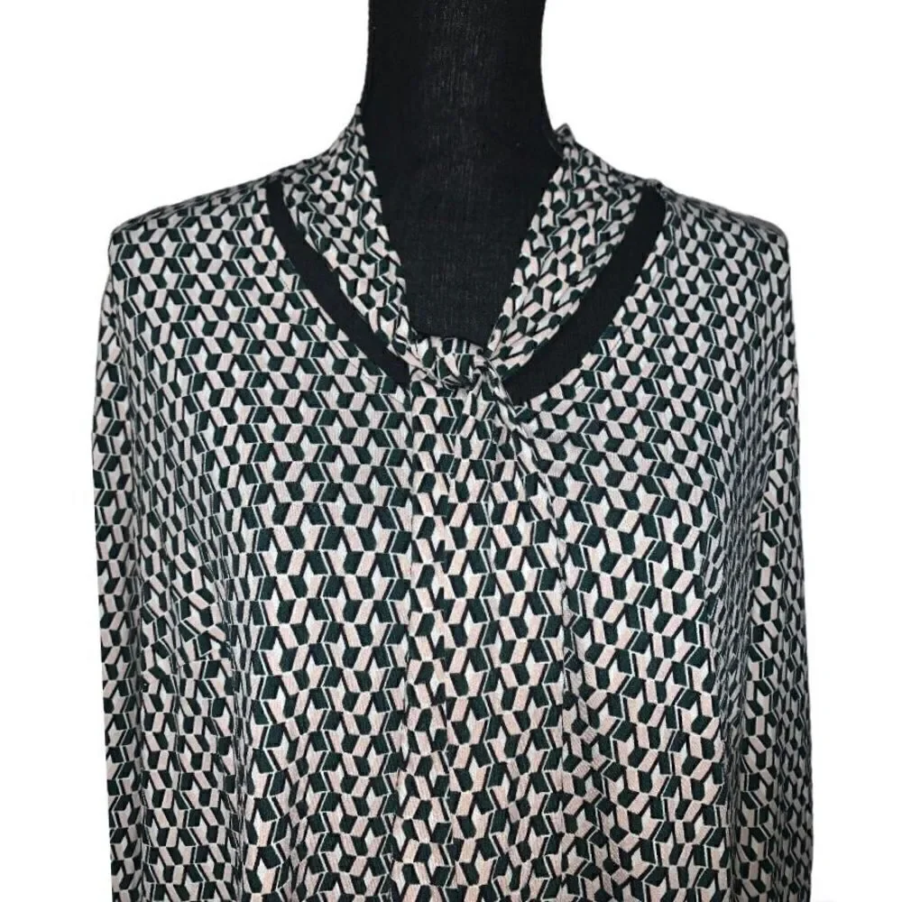 Adrianna Papell Tie Neck Knit Top